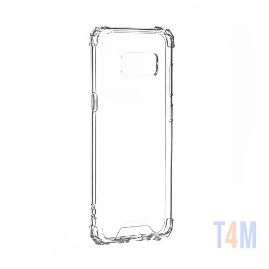 Capa de Silicone com Cantos Duras para Samsung Galaxy S8 Transparente